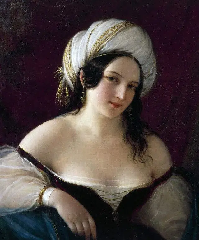 优雅丰满的油画人体艺术,油画底子对创作的重要性啊,不然看不爽