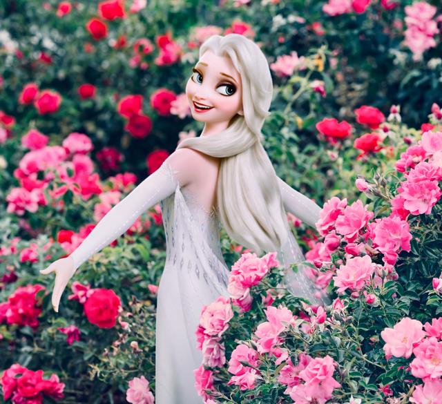 唯美风!艾莎女王和安娜公主!冰雪奇缘2 超清手机壁纸大图