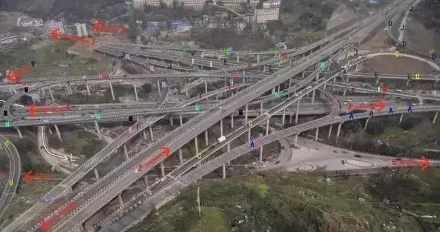 重庆最绕立交桥，导航看了会哭？设计负责人称走起来很好认路