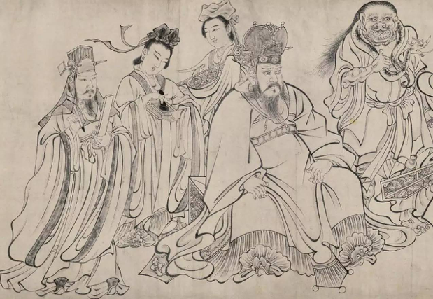 国画艺术家吴道子1200年前为保名誉，画神作地狱变相图