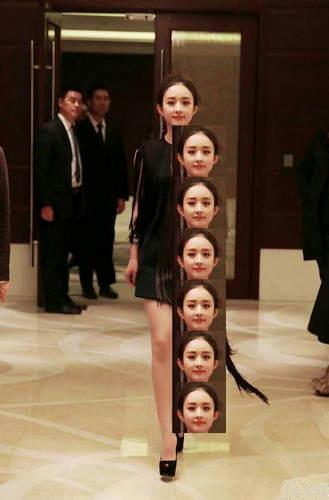 赵丽颖身高都被夸，160身高“头身比”赢了倪妮？