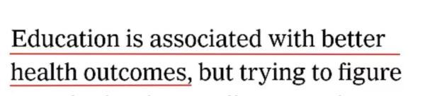 研究发现学历越高越长寿，读大学能让你多活几年？丨双语晨读