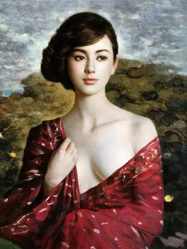 优雅丰满的油画人体艺术,油画底子对创作的重要性啊,不然看不爽