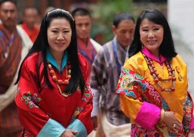 不丹老国王娶4个亲姐妹，个个肤白貌美丹凤眼，生下5颗耀眼明珠