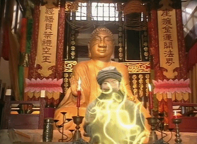 97版和03版乔峰放在一起，音乐一响，吹风机一动，差距就出来了