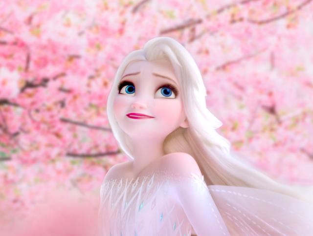 唯美风!艾莎女王和安娜公主!冰雪奇缘2 超清手机壁纸大图