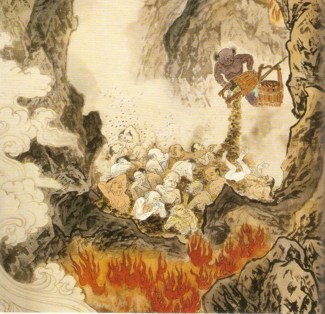 国画艺术家吴道子1200年前为保名誉，画神作地狱变相图