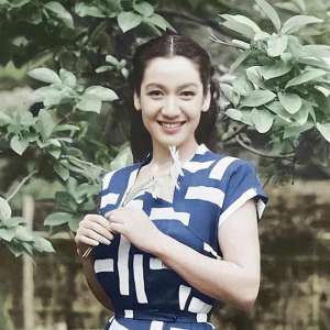 原节子(昭和女神原节子的照片，正是因为她，麦克阿瑟放了裕仁天皇一马)