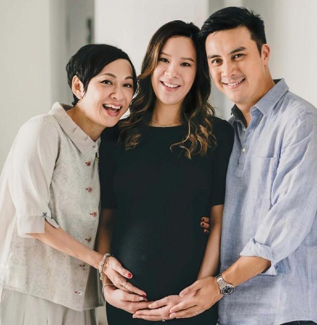 恭喜！周润发前妻余安安宣布再度当外婆，大女儿二胎平安生子