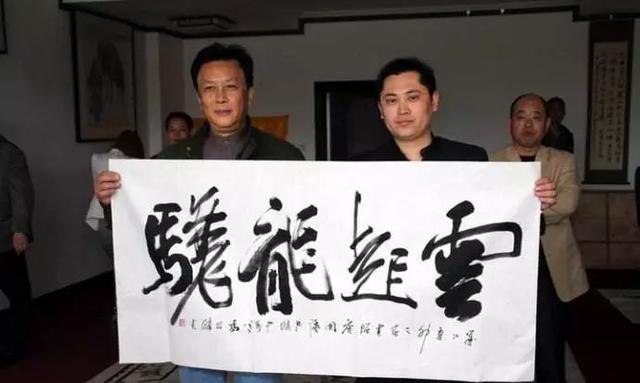 唐国强书法气势逼人，堪比当代大家