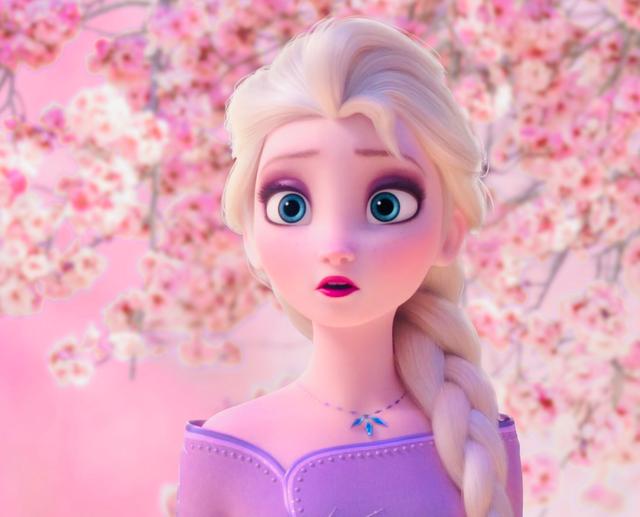 唯美风!艾莎女王和安娜公主!冰雪奇缘2 超清手机壁纸大图