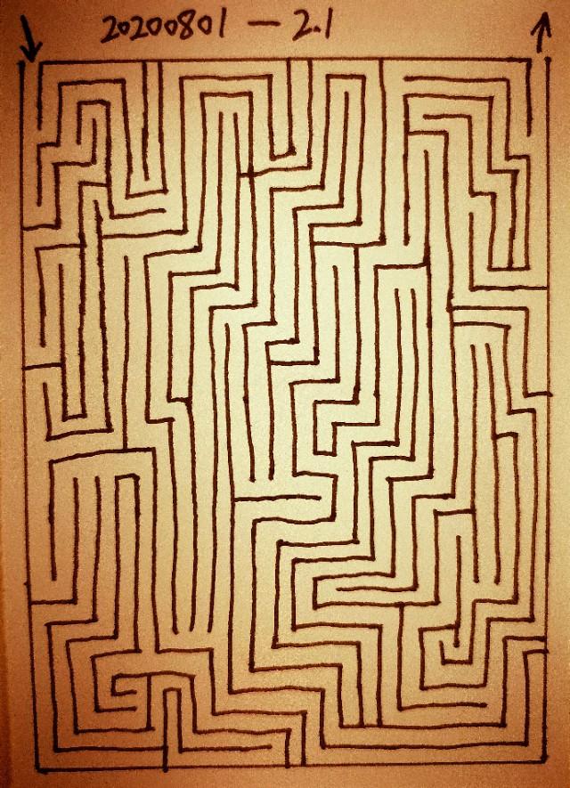 2020.8.1原创手绘迷宫