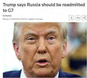 喜了(“希望俄罗斯重返G7”特朗普：这不是喜不喜欢的问题)