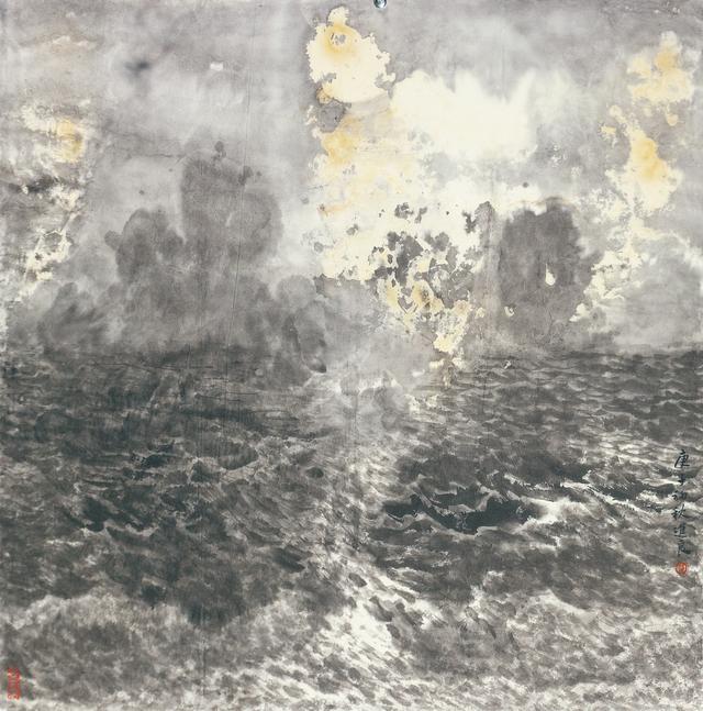 观画听涛，当今画坛“画海”第一人——马进良