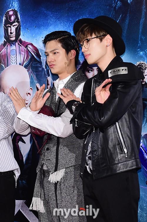 [MD PHOTO] 韩国偶像组合TEEN TOP参加《X战警：天启》宣传活动