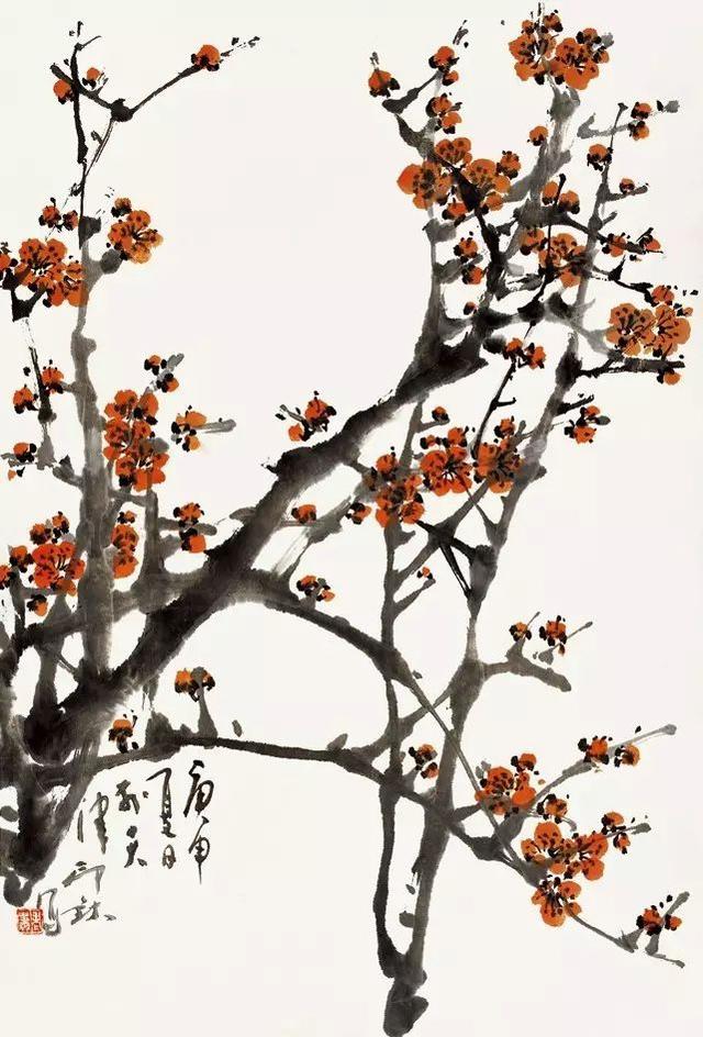 小写意大境界︱肖朗老先生的花鸟画作品