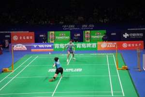 有本纱世(国羽险胜日本队挺进亚团赛决赛)