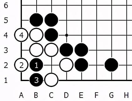 围棋经典死活常型——“大猪嘴”、“小猪嘴”