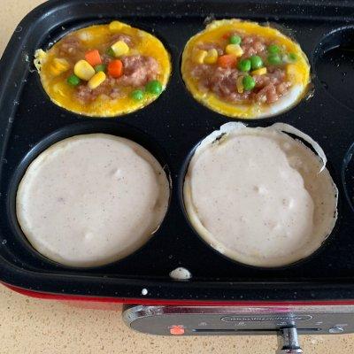 营养美味，充满幸福感的早餐肉蛋堡