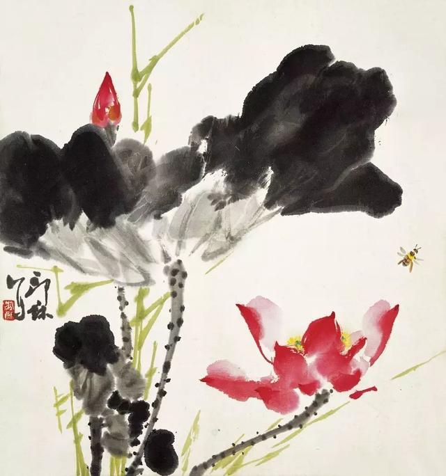 小写意大境界︱肖朗老先生的花鸟画作品