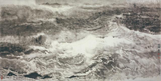 观画听涛，当今画坛“画海”第一人——马进良