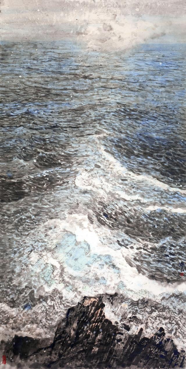 观画听涛，当今画坛“画海”第一人——马进良