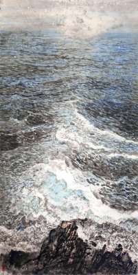 马进良(观画听涛，当今画坛“画海”第一人——马进良)