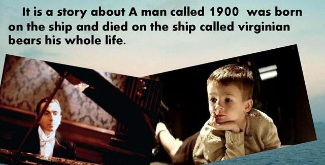 豆瓣评分9.3,豆瓣电影排名13的《海上钢琴师》讲了一个什么故事