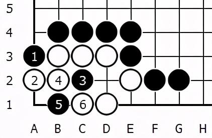 围棋经典死活常型——“大猪嘴”、“小猪嘴”