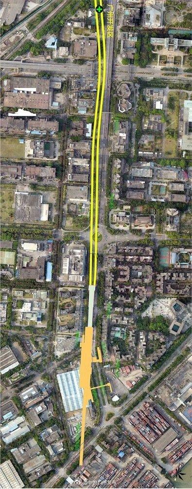 注意！广州地铁五号线东延段施工，这些路段将围蔽至2022年