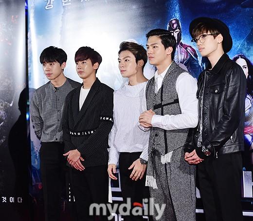 [MD PHOTO] 韩国偶像组合TEEN TOP参加《X战警：天启》宣传活动