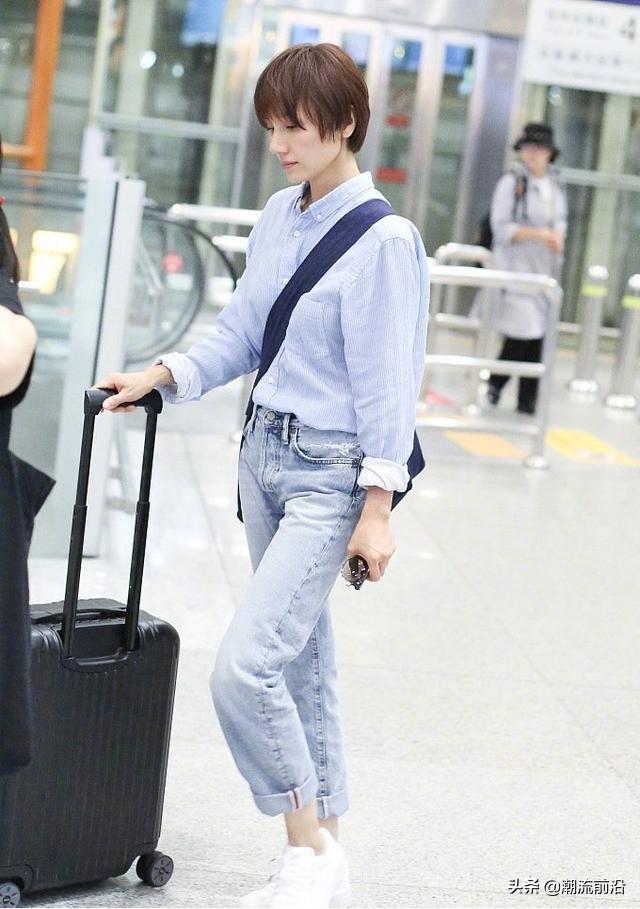 165张天爱同框168袁泉，袁泉的腰直逼张天爱胸，到底谁谎报了身高