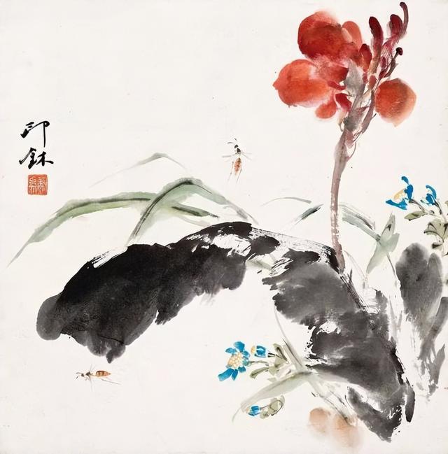 小写意大境界︱肖朗老先生的花鸟画作品