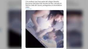 老公亲老婆(线上直播讲课时亲吻妻子胸部，哥伦比亚教师道歉，承认犯了“严重错误”)