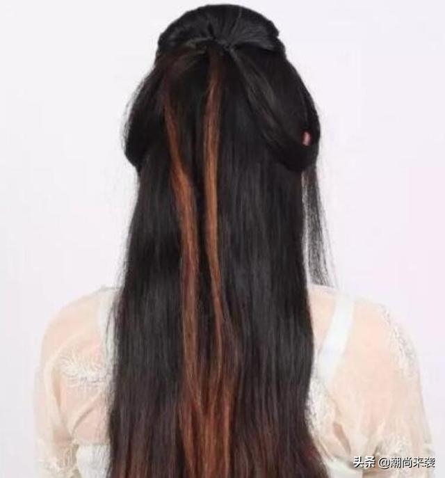 古代发型简单的梳法，简单的教程学就会