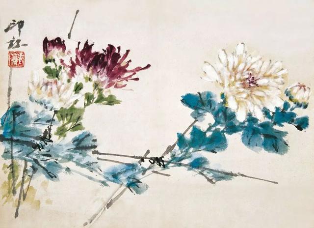 小写意大境界︱肖朗老先生的花鸟画作品