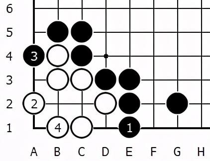 围棋经典死活常型——“大猪嘴”、“小猪嘴”