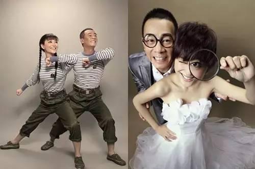 “四爷”“若曦”现代婚纱照曝光 还有那个抢镜的打底裤你给几分