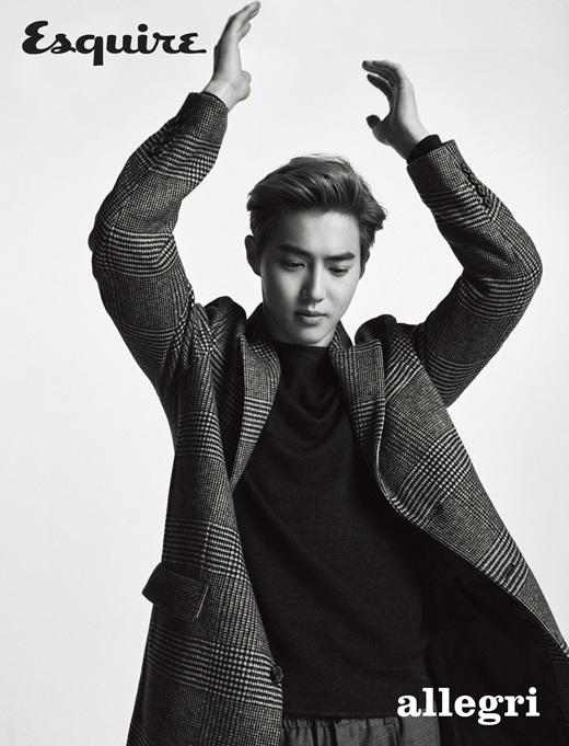 韩男团EXO成员SUHO未公开杂志写真曝光