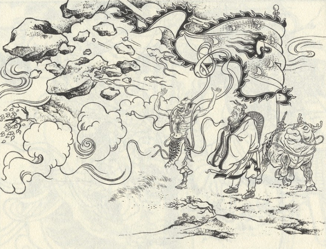 龙须虎:原是北海大妖,龙身虎足,擅长飞石,后被姜子牙收为弟子