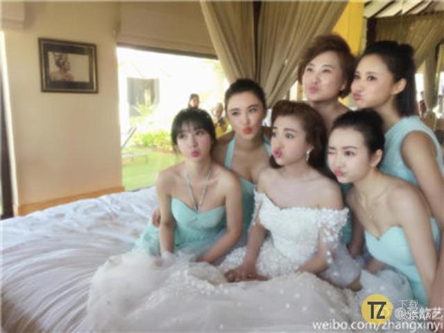 除了大妈贾玲，包贝尔婚礼上全是分不清的网红脸