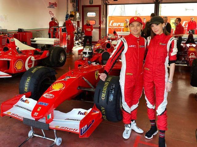 陈若仪为林志颖庆生，Kimi身高直逼老爸，46岁林志颖还似小鲜肉