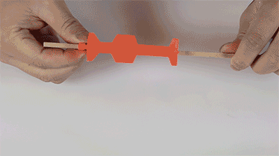 用皮筋做个飞机就能飞几百米啊