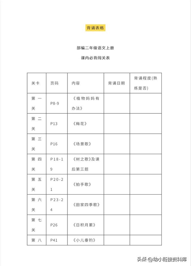 语文｜二年级上册｜电子版课本