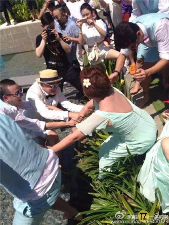 除了大妈贾玲，包贝尔婚礼上全是分不清的网红脸