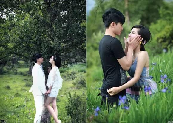 “四爷”“若曦”现代婚纱照曝光 还有那个抢镜的打底裤你给几分