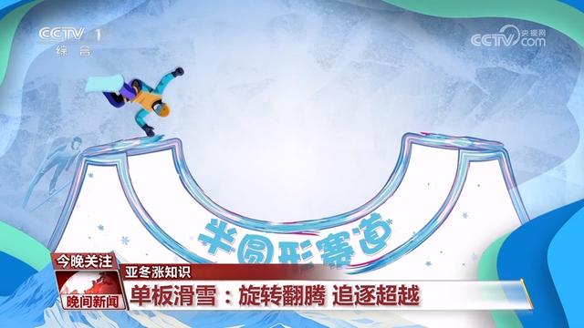 亚冬涨知识|单板滑雪:旋转翻腾 追逐超越