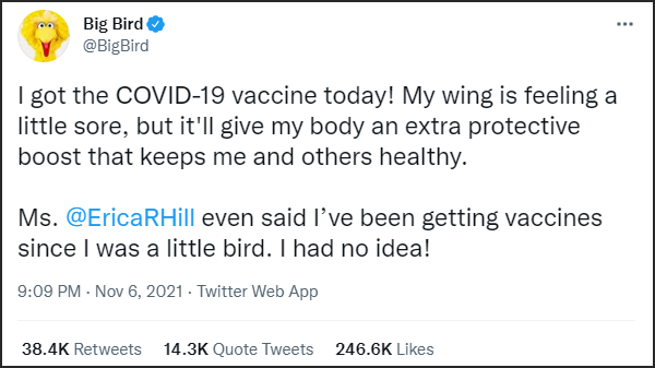这只“鸟”宣布打完疫苗后，美国有人不高兴了
