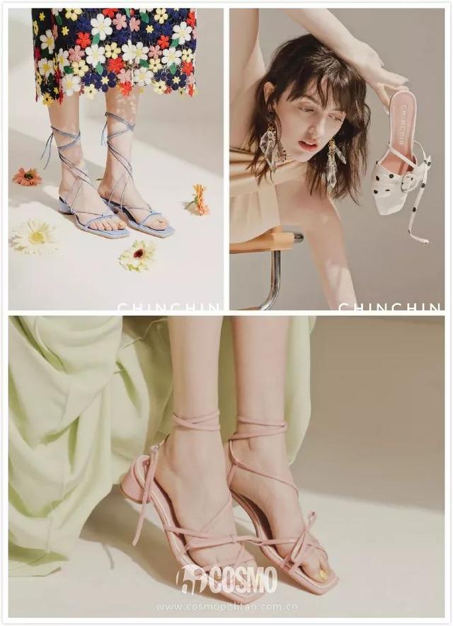 拖鞋要带点跟才好看