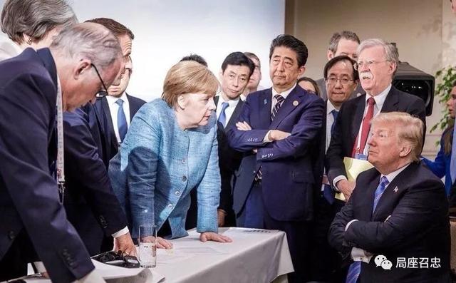 G7峰会变成批斗大会,马克龙带头儿斗地主
